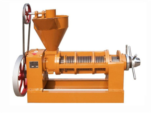 nouvelles machines de moulin à huile de tung avec assurance qualité aux comores