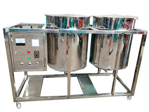 fabrique une usine de raffinerie d'huile de palme automatique aux comores
