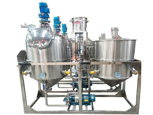 Machines de purification de raffinerie d'huile de palme de 2 tonnes aux comores