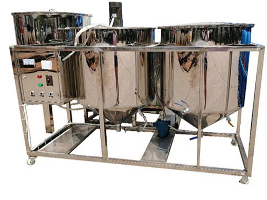 équipement semi-continu de raffinerie d'huile de soja aux comores