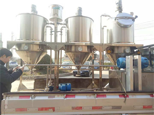 machine de pressage d'huile de soja raffinée de raffinerie de pétrole brut aux comores