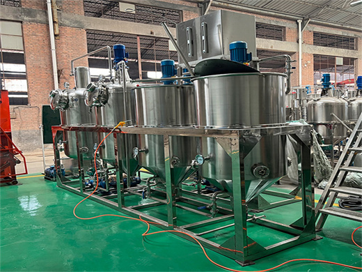 purificateur d'huile machine de raffinage d'huile de soja en malaisie