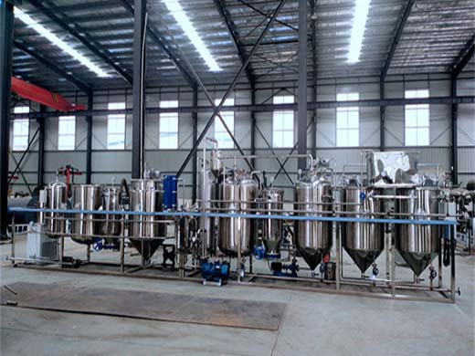 machine de fabrication de raffinage d'huile de soja de petite capacité en malaisie